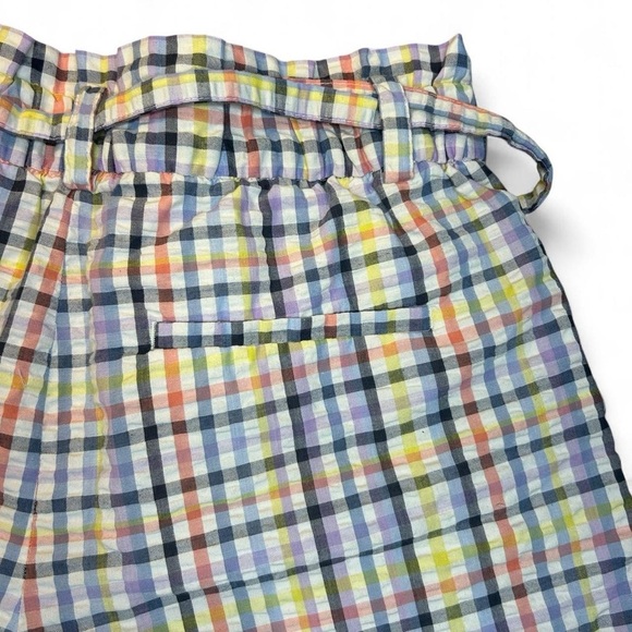 LOFT Gingham Paperbag Shorts – Size M - Picture 7 of 9